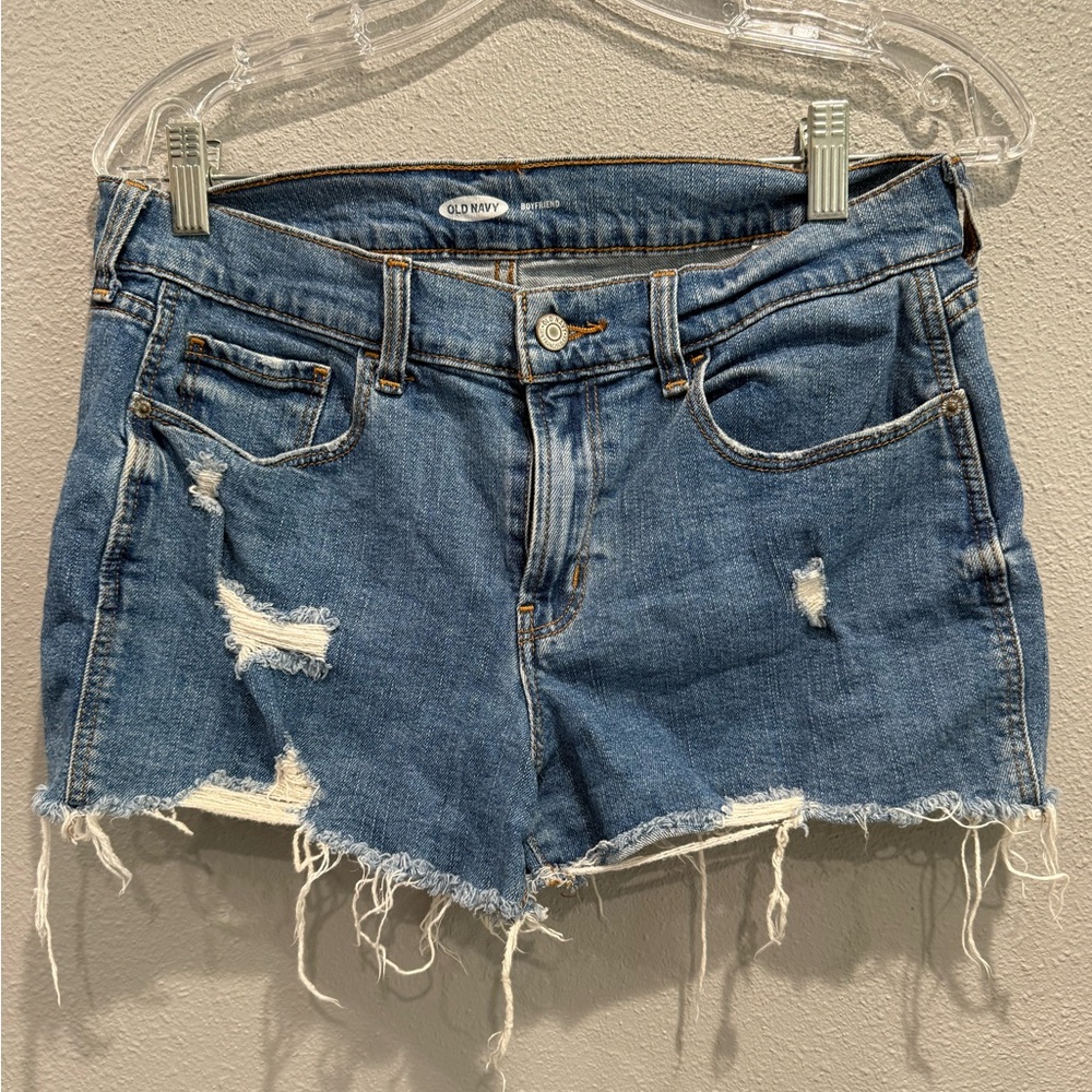 Old Navy cut off Jean shorts medium denim sz 8